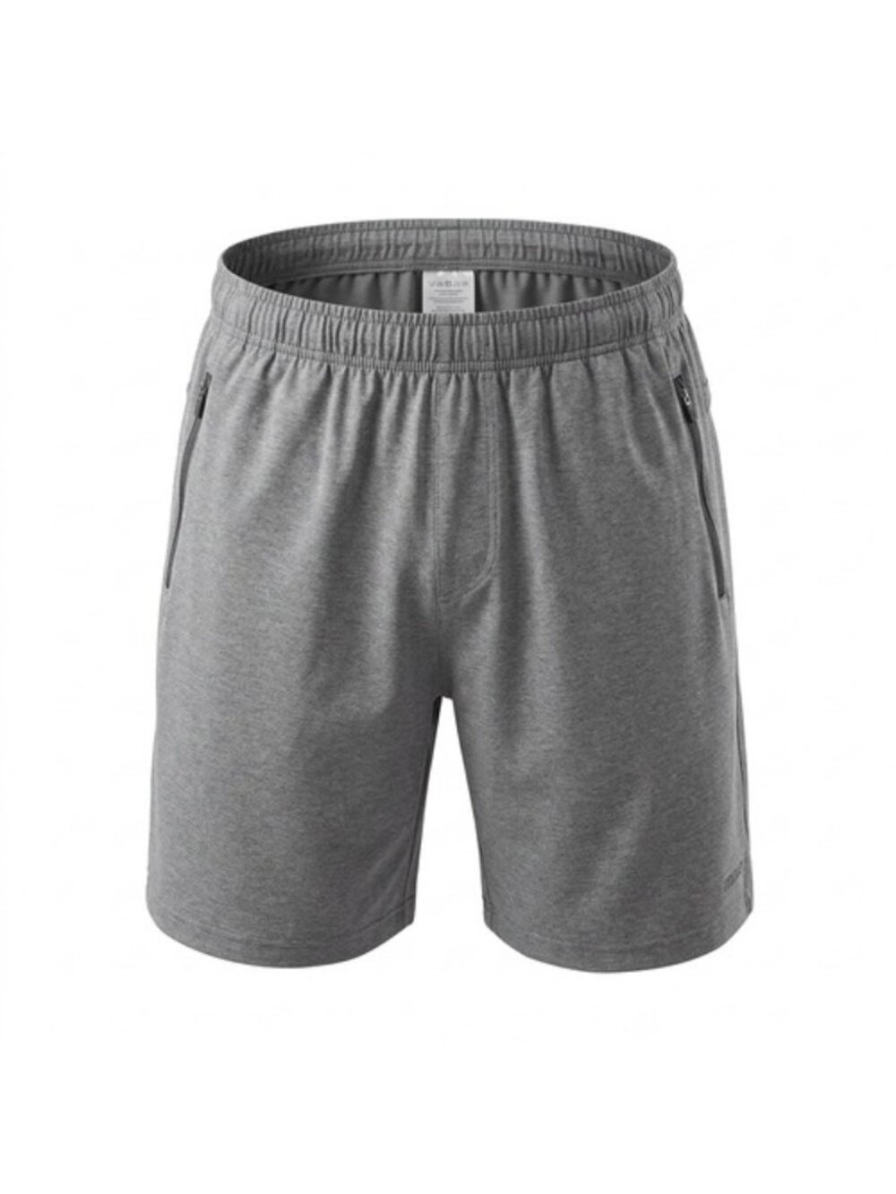 Mitre Athletic Shorts Gray Zip Pocket Elastic Waist Men’s Large Activewear